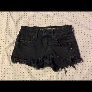 00 american eagle jean shorts low rise